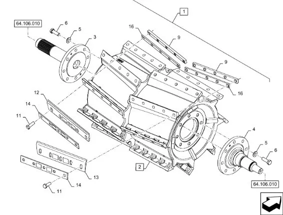 87396125 - фланец