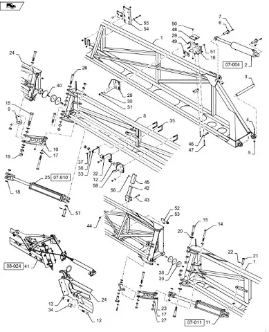 87446384 - Гидравлический цилиндр
